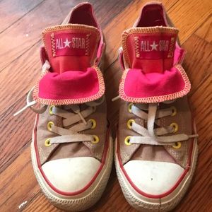 Converse Women’s Size 8 Multicolor Two Tongue